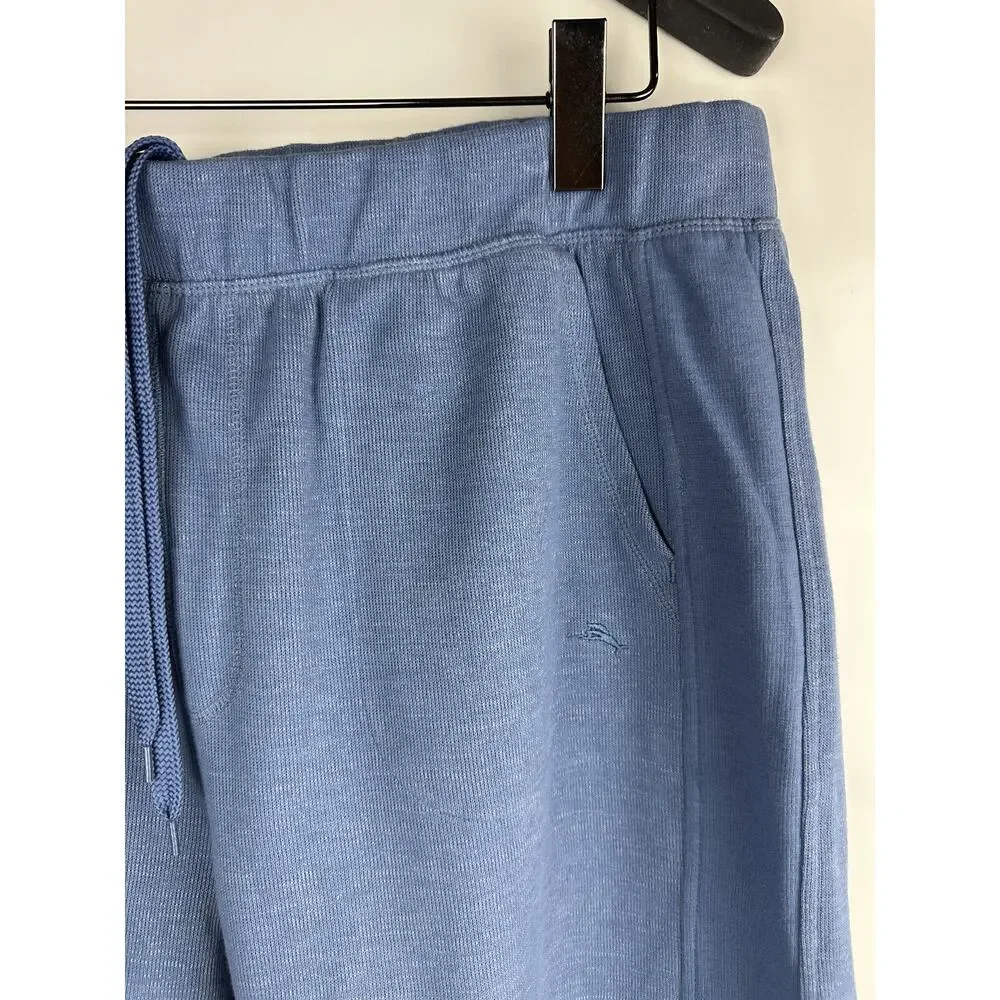 Tommy Bahama French Terry Knit Jam Shorts Drawstring Heather Blue Men's Size XL - Picture 4 of 14